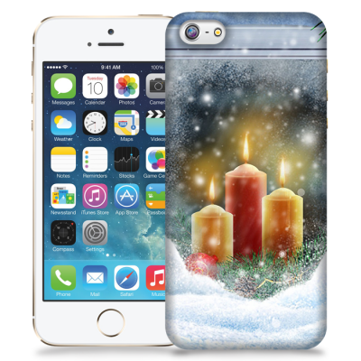 Skal till Apple iPhone 5/5S/SE - Juleljus