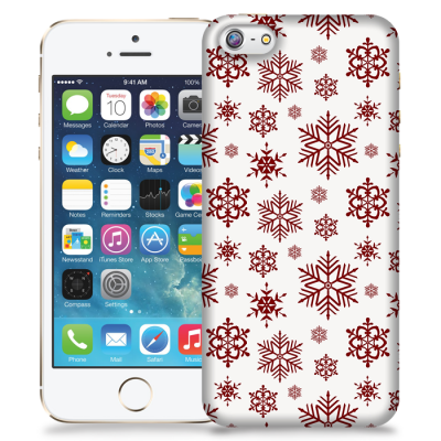 Skal till Apple iPhone 5/5S/SE - Mönster - Flakes