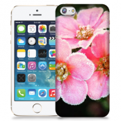 Skal till Apple iPhone 5/5S/SE - Rosa blommor