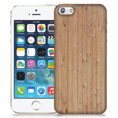 Skal till Apple iPhone 5/5S/SE - Trägolf furu