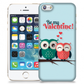 Skal till Apple iPhone 5/5S/SE - Ugglor - Be my valentine