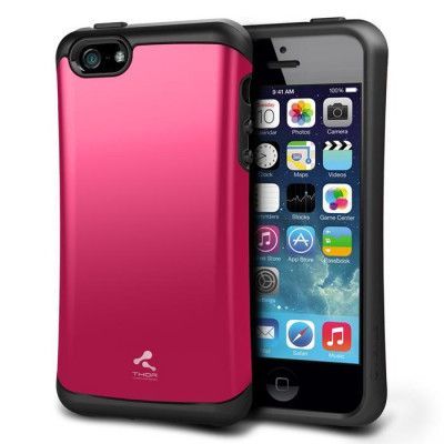 Verus Hard Drop Skal till till Apple iPhone 5/5S/SE (Magenta)