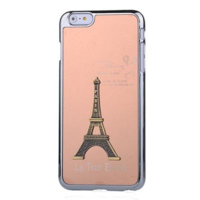 3D Metall Skal till Apple iPhone 6(S) Plus / 6S Plus - Eiffeltornet (RoseGold)