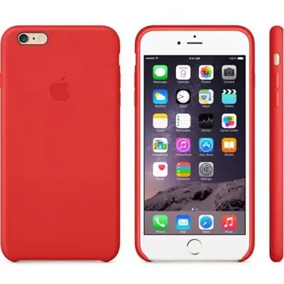Apple Läderfodral (iPhone 6 Plus) - Röd