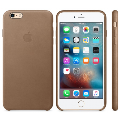 Apple Läderskal (iPhone 6(S) Plus) - Midnattsblå