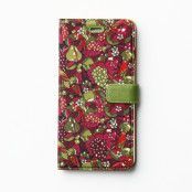 AVOC Liberty Art Fabric Plånboksfodral till Apple iPhone 6(S) Plus (Wine)