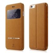 Baseus Terse Leather Cover (iPhone 6(S) Plus) - Champagne