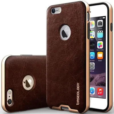 Caseology Bumper Frame Skal till Apple iPhone 6(S) Plus- Brun