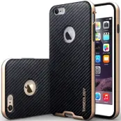 Caseology Bumper Frame Skal till Apple iPhone 6(S) Plus - Carbon Svart