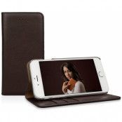 Caseual Leather Wallet (iPhone 6(S) Plus) - Ljusbrun