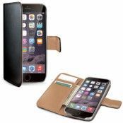 Celly Wallet Case (iPhone 6(S) Plus) - Svart