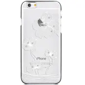 Comma BaksideSkal till Apple iPhone 6(S) Plus - Silver Blommor