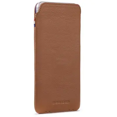 Decoded Leather Pouch (iPhone 8/7/6(S) Plus) - Brun