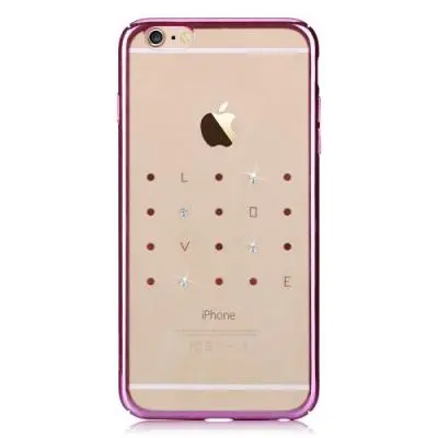 Devia Crystal Love skal till Apple iPhone 6(S) Plus - Rosa