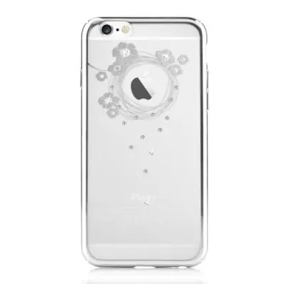 Devia Skal med Swarovski-Stenar till Apple iPhone 6(S) Plus - Garland Silver