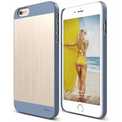 Elago S6P Outfit Matrix (iPhone 6(S) Plus) - Blå/guld