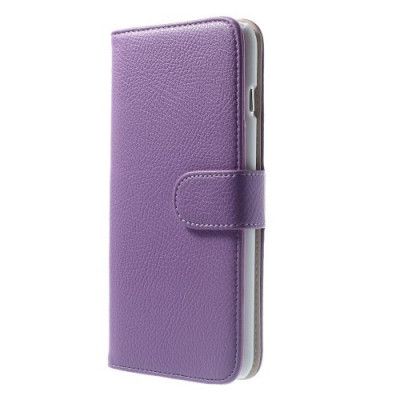 Embossed Plånboksfodral till Apple iPhone 6(S) Plus (Lila)