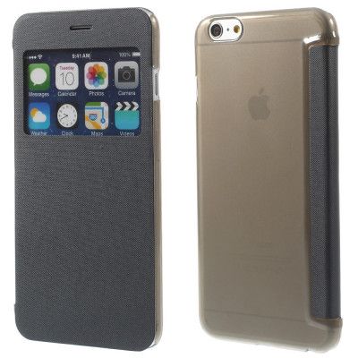 Exklusiv View Window FlipFodral till Apple iPhone 6(S) Plus - Svart