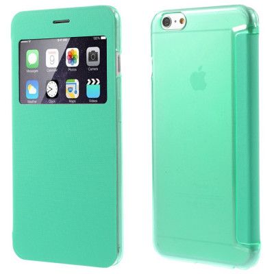 Exklusiv View Window FlipFodral till Apple iPhone 6(S) Plus - Turkos