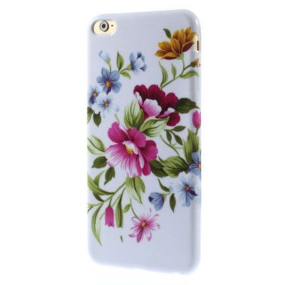 Flexicase Skal till Apple iPhone 6(S) Plus - Rosa Blommor