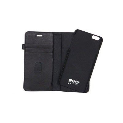 Gear Plånboksfodral Buffalo av äkta läder till iPhone 6(S) Plus - Svart