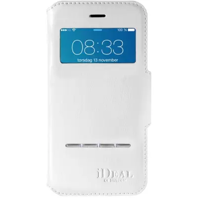 iDeal Premium Swipe Wallet Apple iPhone 6(S) Plus, avtagbart skal, vit