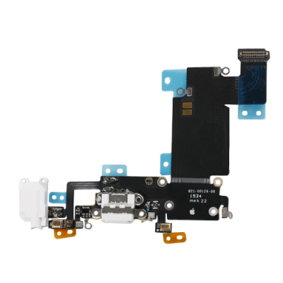 iPhone 6S Plus Laddkontakt och Hörlursuttag - Vit