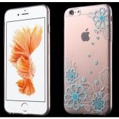 Kavaro - Diamond Flower (iPhone 6(S) Plus) - Blå