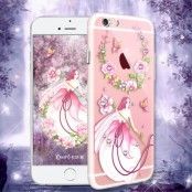 Kavaro Tipsy Skal med Swarovski Stenar till iPhone 6(S) Plus - Pink Fairy
