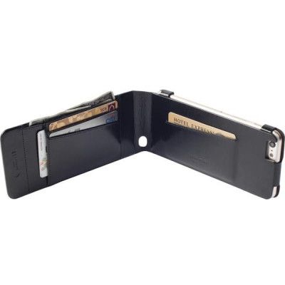 Krusell Kalmar WalletCase (iPhone 6(S) Plus) - Svart