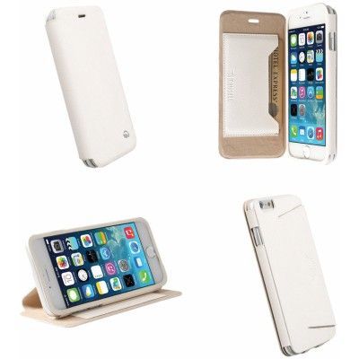 Krusell Malmö FlipCase Stand (iPhone 6(S) Plus) - Vit