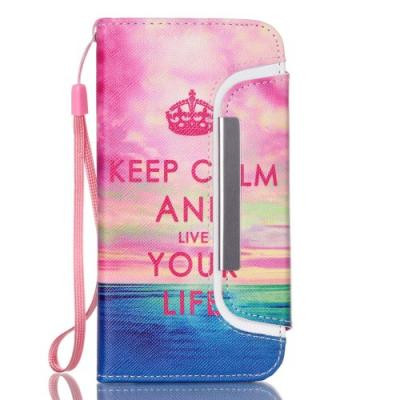Magnetiskt plånboksfodral till Apple iPhone 6(S) Plus - Keep Calm