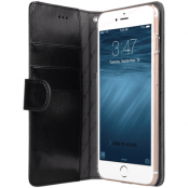 Melkco Plånboksfodral för iPhone 6 Plus/6S Plus/7 Plus/8 Plus - Svart