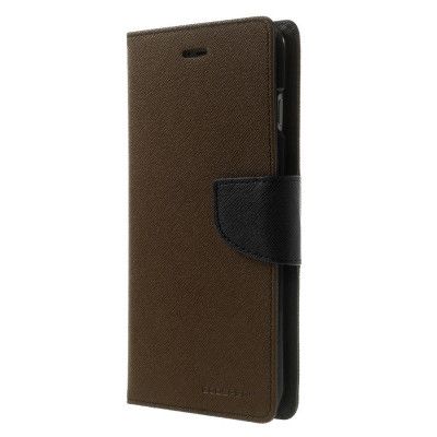 Mercury Fancy Diary Plånboksfodral till Apple iPhone 6(S) Plus - Brun