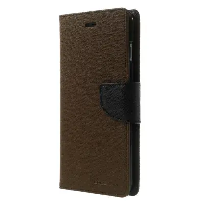 Mercury Fancy Diary Plånboksfodral till Apple iPhone 6(S) Plus - Brun