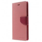 Mercury Fancy Diary Plånboksfodral till Apple iPhone 6(S) Plus - Rosa