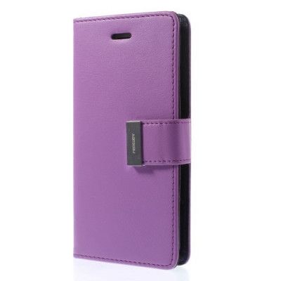 Mercury Rich Diary Plånboksfodral till Apple iPhone 6(S) Plus - Lila