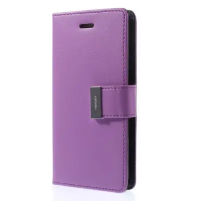 Mercury Rich Diary Plånboksfodral till Apple iPhone 6(S) Plus - Lila