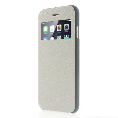 Mercury Wow Bumper Plånboksfodral till Apple iPhone 6(S) Plus - Vit