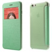 Mobilfodral med fönster till Apple iPhone 6(S) Plus - Grön