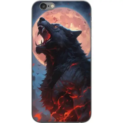 Mobilskal till Apple iPhone 6 Plus med Ylande varg