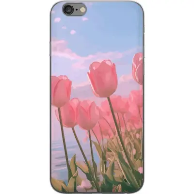 Mobilskal till Apple iPhone 6s Plus med Rosa Tulpaner