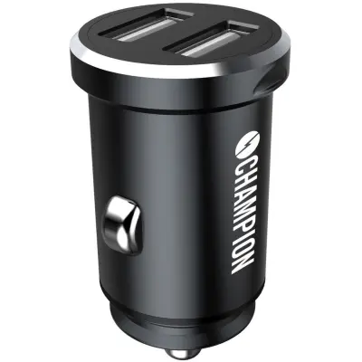 Champion Dual USB-A Billaddare 12/24V