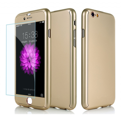 Pavoscreen 360° Helomslutande skal för iPhone 6(S) Plus, guld