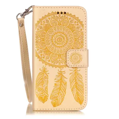 Plånboksfodral iPhone 6(S) Plus - Guldfärgad Drömfångare