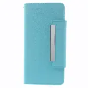 Plånboksfodral med avtagbart skal till Apple iPhone 6(S) Plus - LjusBlå