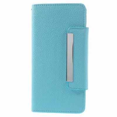 Plånboksfodral med avtagbart skal till Apple iPhone 6(S) Plus - LjusBlå