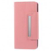 Plånboksfodral med avtagbart skal till Apple iPhone 6(S) Plus - Rosa