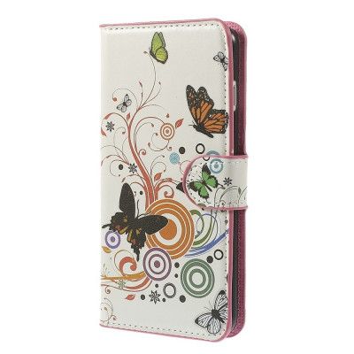 Plånboksfodral till Apple iPhone 6(S) Plus - Three Butterflies