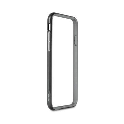 Puro Apple iPhone 6(S) Plus Soft touch Bumper Cover w/Screenp. - Svart